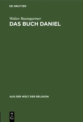Baumgartner |  Das Buch Daniel | Buch |  Sack Fachmedien