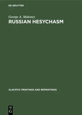 Maloney |  Russian hesychasm | Buch |  Sack Fachmedien