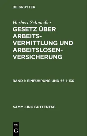 Schmeißer |  Einführung und §§ 1-130 | Buch |  Sack Fachmedien