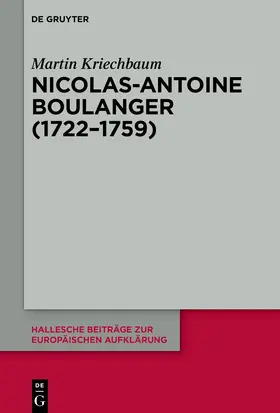 Kriechbaum |  Nicolas-Antoine Boullanger (1722-1759) | Buch |  Sack Fachmedien