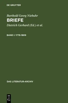 Gerhard / Norvin / Niebuhr | 1776-1809 | Buch | 978-3-11-104597-9 | www2.sack.de