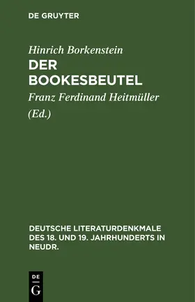 Borkenstein / Heitmüller |  Der Bookesbeutel | Buch |  Sack Fachmedien