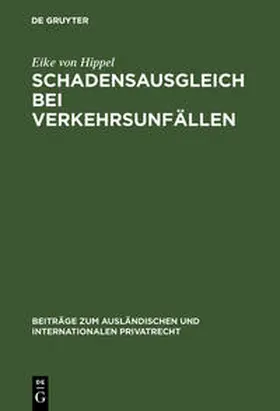 Hippel |  Schadensausgleich bei Verkehrsunfällen | Buch |  Sack Fachmedien