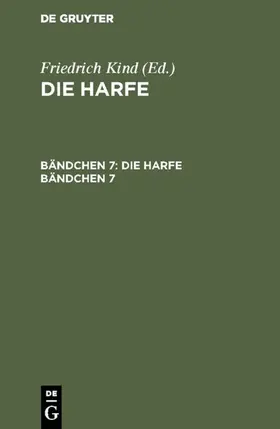 Kind | Die Harfe. Bändchen 7 | Buch | 978-3-11-105835-1 | www2.sack.de