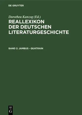 Kanzog / Merker / Masser |  Jambus - Quatrain | Buch |  Sack Fachmedien