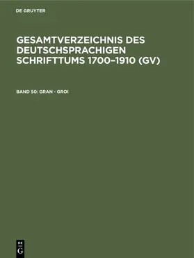 Geils / Schmuck / Gorzny | Gran - Groi | Buch | 978-3-11-108491-6 | www2.sack.de