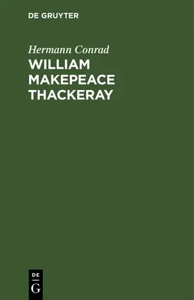 Conrad |  William Makepeace Thackeray | Buch |  Sack Fachmedien