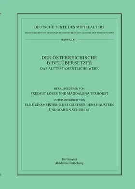 Löser / Terhorst | Das Alttestamentliche Werk | E-Book | sack.de