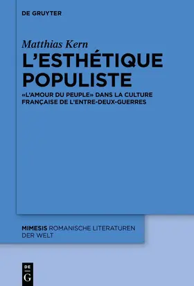 Kern |  L'esthétique populiste | Buch |  Sack Fachmedien