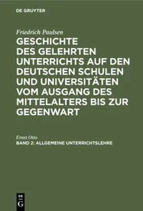Otto |  Allgemeine Unterrichtslehre | Buch |  Sack Fachmedien