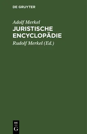 Merkel |  Juristische Encyclopädie | Buch |  Sack Fachmedien