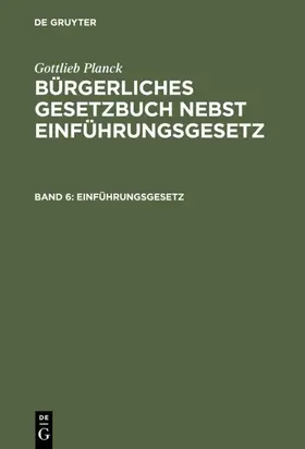 Einführungsgesetz | Buch |  Sack Fachmedien