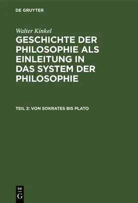 Kinkel |  Von Sokrates bis Plato | Buch |  Sack Fachmedien