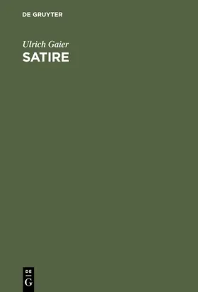 Gaier |  Satire | Buch |  Sack Fachmedien