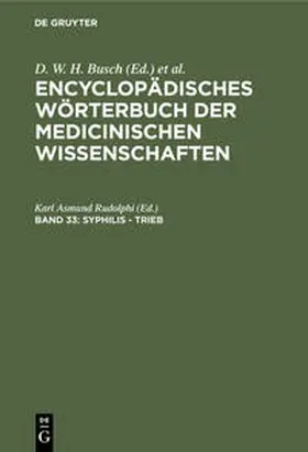 Rudolphi |  Syphilis - Trieb | Buch |  Sack Fachmedien