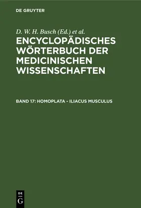Busch / Hufeland / Gräfe |  Homoplata - Iliacus musculus | Buch |  Sack Fachmedien
