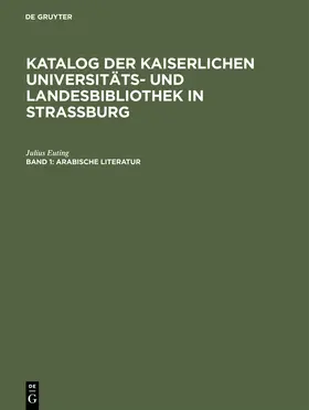 Euting |  Arabische Literatur | Buch |  Sack Fachmedien