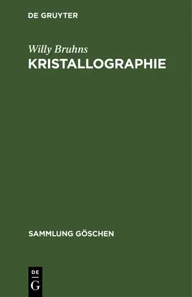 Bruhns / Ramdohr |  Kristallographie | Buch |  Sack Fachmedien