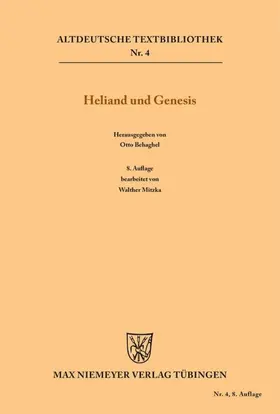 Mitzka / Behaghel |  Heliand und Genesis | Buch |  Sack Fachmedien
