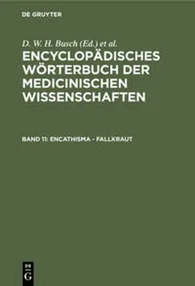 Busch / Hufeland / Gräfe |  Encathisma - Fallkraut | Buch |  Sack Fachmedien