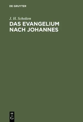 Scholten |  Das Evangelium nach Johannes | Buch |  Sack Fachmedien