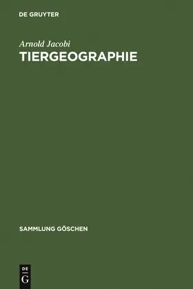 Jacobi |  Tiergeographie | Buch |  Sack Fachmedien