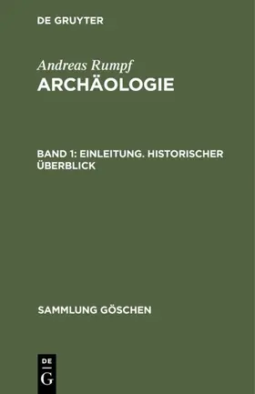 Rumpf | Einleitung. Historischer Überblick | Buch | 978-3-11-123878-4 | sack.de