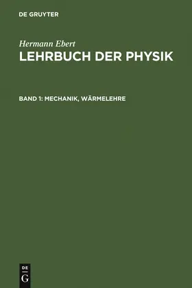 Ebert |  Mechanik, Wärmelehre | Buch |  Sack Fachmedien