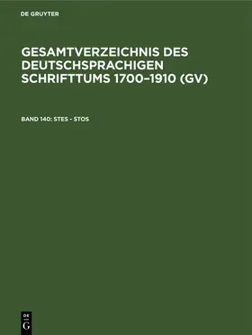 Geils / Schmuck / Gorzny | Stes - Stos | Buch | 978-3-11-124232-3 | www2.sack.de