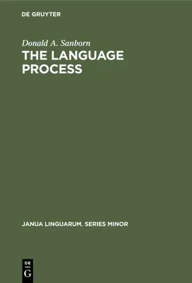Sanborn |  The language process | Buch |  Sack Fachmedien