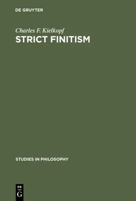 Kielkopf |  Strict finitism | Buch |  Sack Fachmedien