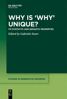 Soare |  Why is 'Why' Unique? | Buch |  Sack Fachmedien