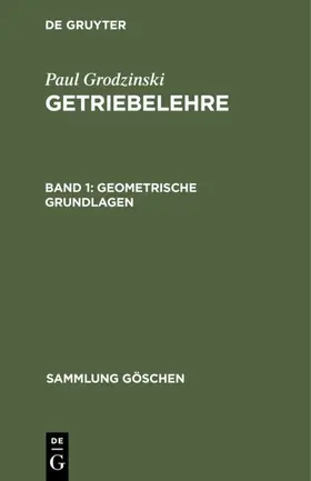 Grodzinski |  Geometrische Grundlagen | Buch |  Sack Fachmedien