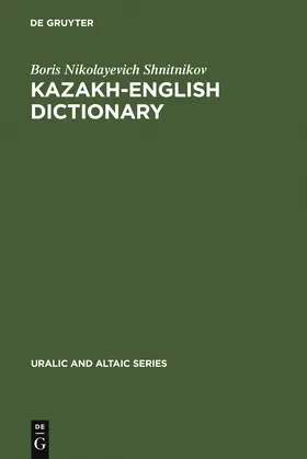 Shnitnikov |  Kazakh-English dictionary | Buch |  Sack Fachmedien