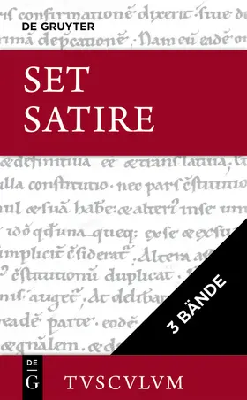 Juvenal / Martial / Persius |  [Set Satire, 3 Bände, Tusculum] | Buch |  Sack Fachmedien