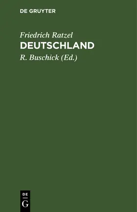 Ratzel / Buschick |  Deutschland | Buch |  Sack Fachmedien