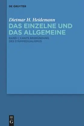 Heidemann |  Kants Begründung des Stämmedualismus | Buch |  Sack Fachmedien