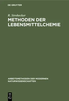 Strohecker |  Methoden der Lebensmittelchemie | eBook | Sack Fachmedien