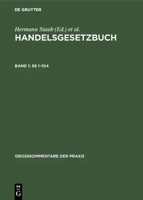 §§ 1–104 | eBook | Sack Fachmedien