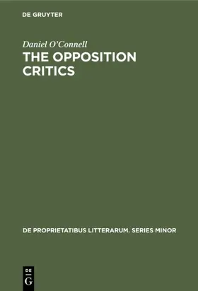 O'Connell |  The opposition critics | eBook | Sack Fachmedien