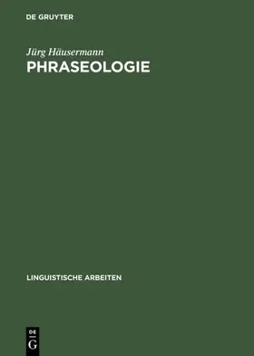 Häusermann |  Phraseologie | eBook | Sack Fachmedien