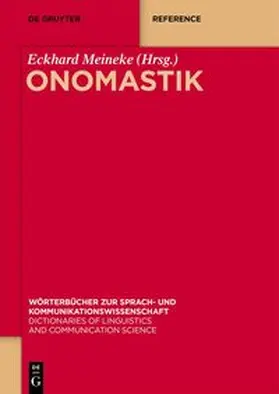 Meineke |  Onomastik | Buch |  Sack Fachmedien