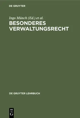 Münch / Badura |  Besonderes Verwaltungsrecht | eBook | Sack Fachmedien