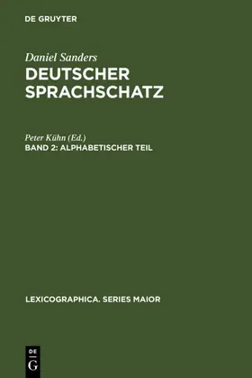 Sanders | Alphabetischer Teil | E-Book | sack.de