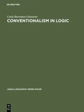Giannoni |  Conventionalism in logic | eBook | Sack Fachmedien