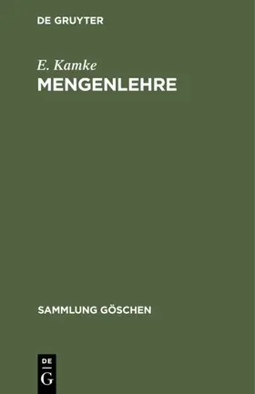 Kamke | Mengenlehre | E-Book | sack.de