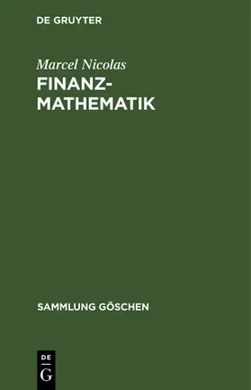 Nicolas |  Finanzmathematik | eBook | Sack Fachmedien