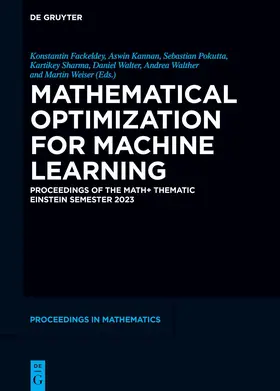Kannan / Fackeldey / Pokutta |  Mathematical Optimization for Machine Learning | Buch |  Sack Fachmedien