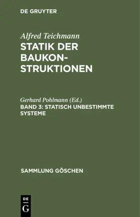 Pohlmann |  Statisch unbestimmte Systeme | eBook | Sack Fachmedien