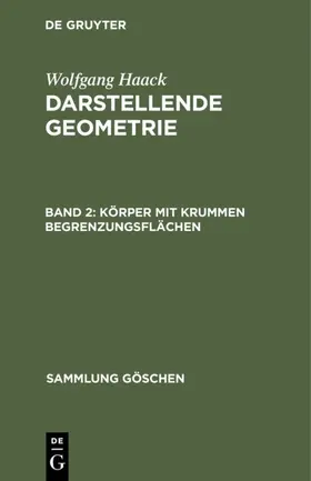 Haack | Körper mit krummen Begrenzungsflächen | E-Book | sack.de